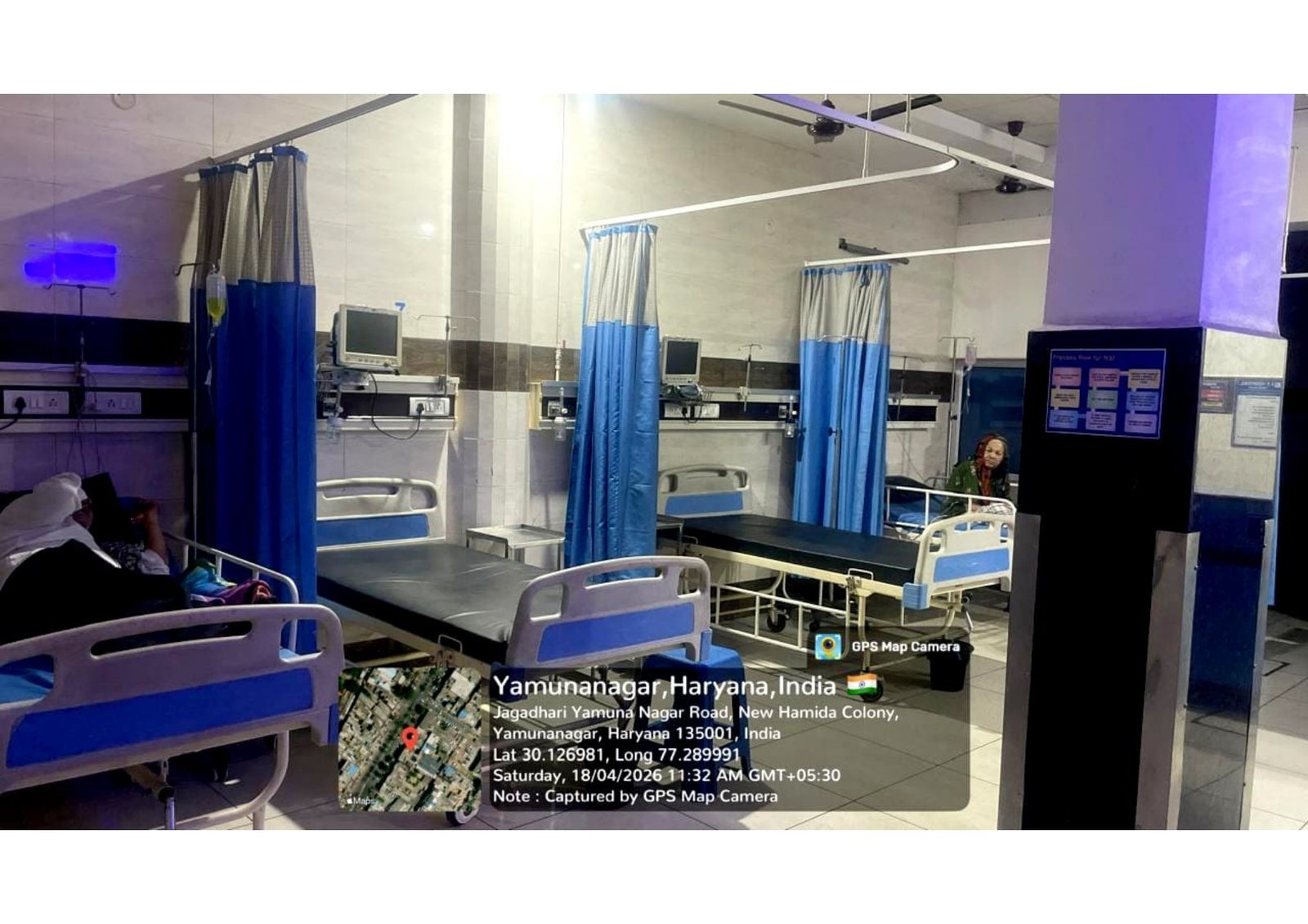 Geo-tagged view of J.P. Hospital